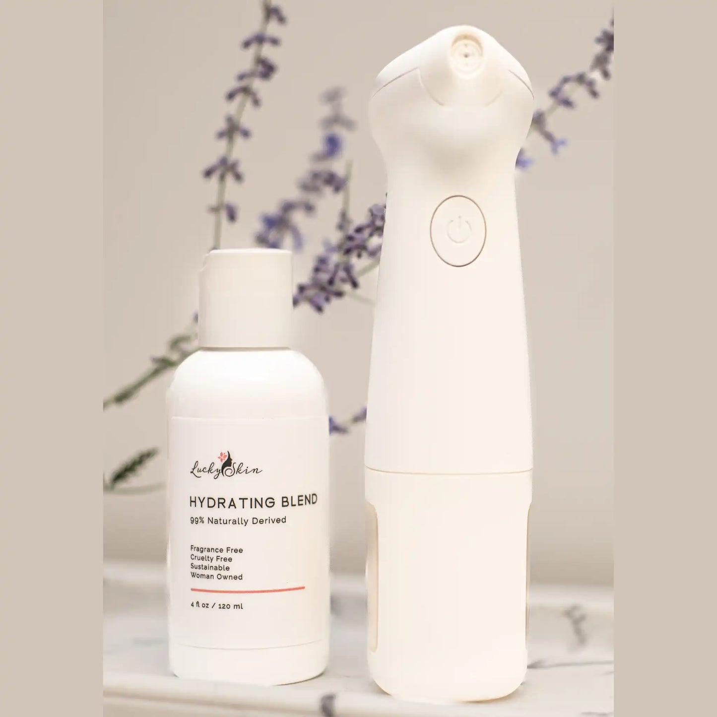 Lucky skin hydro dermabrasion device with the hydrating blend